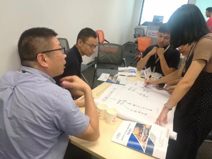 9月16日，吴正凡老师继续为长沙某企业讲授《逻辑思维与高效表达》。