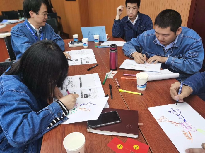 11月12号，吴正凡老师受邀为苏州某电力行业讲授《思维导图》