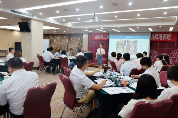 杨素珍老师7月29-31号在天津市讲授为期3天的《授课技巧课程开发》课程