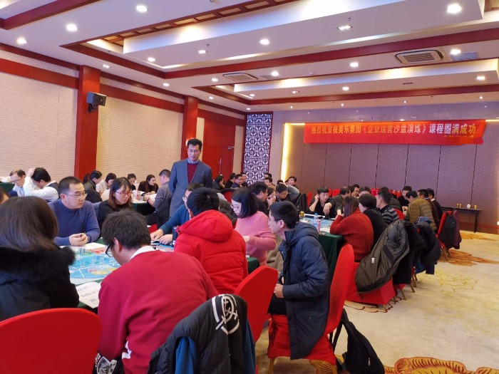 李东老师—2019.2月20-21号在无锡科技企业讲授《企业运营模拟沙盘》课程