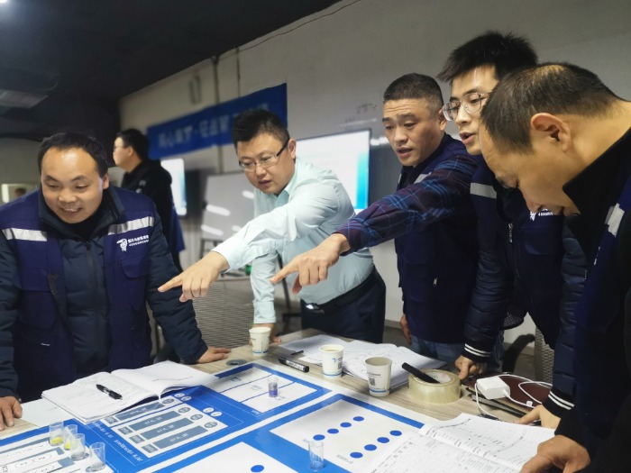 12月2号董海滨老师受邀重庆某电器有限公司进行《企业全面运营管理沙盘》