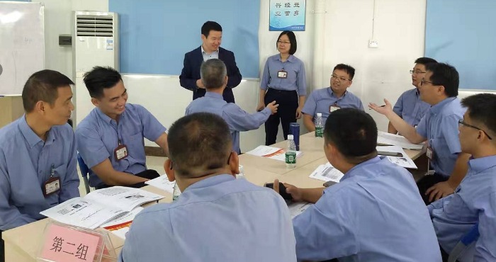 【包贤宗老师】11月16日受邀为某电气公司讲授《工业品狼性营销》课程圆满结束！