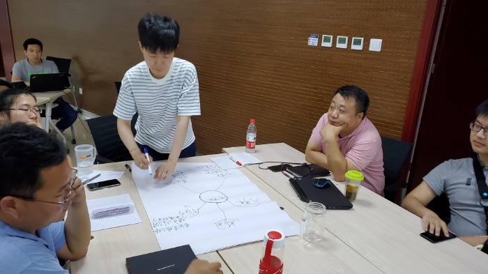 梁辉老师7月24、25号为天津普迅信息技术公司讲授《狼性营销实战训练营》课程，圆满结束！