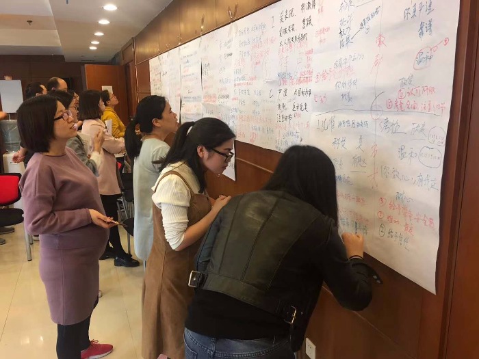 曾秋香老师-2019年4月19-20号在郑州某教育公司讲授《MTP综合管理能力提升》课程