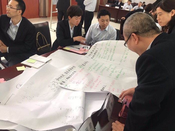 曾秋香老师-2019年4月26号在运城工商银行讲授《行动学习问题分析与解决》第二期课程