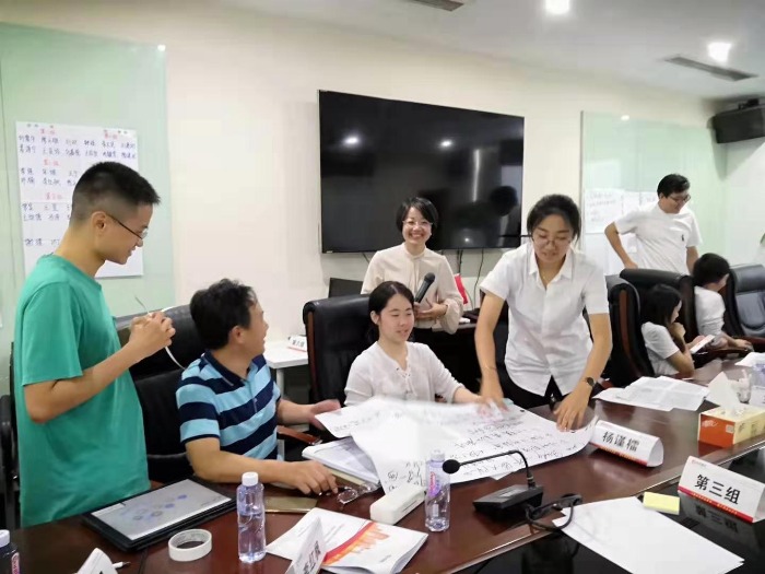 7月26～27日张芯译老师为深圳中建科技讲授《大客户销售实战训练营》课程圆满结束！