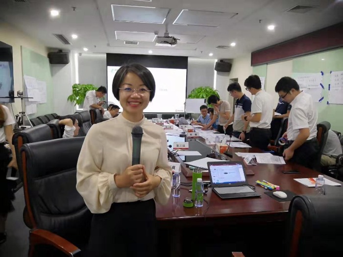 7月26～27日张芯译老师为深圳中建科技讲授《大客户销售实战训练营》课程圆满结束！