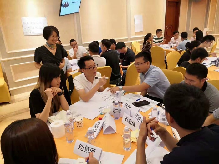 9月14~15日张芯译老师为深圳天方达健信股讲授《大客户销售实战训练营》课程圆满结束！