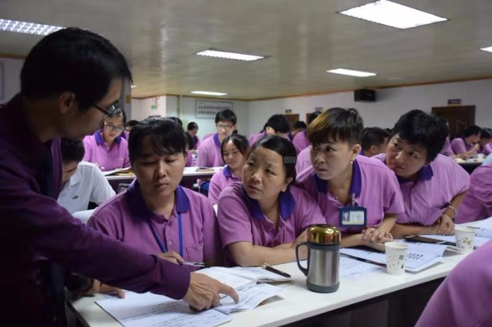 7月13号，何有志老师为江门德邑大卫浴企业及企业供应商再次授课《TQM精准质量管理》