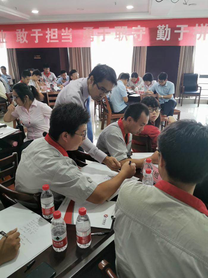 9月7-8号，何有志老师去盐城为当地某建材集团讲授《精益成本改善和绩效提升》圆满落幕