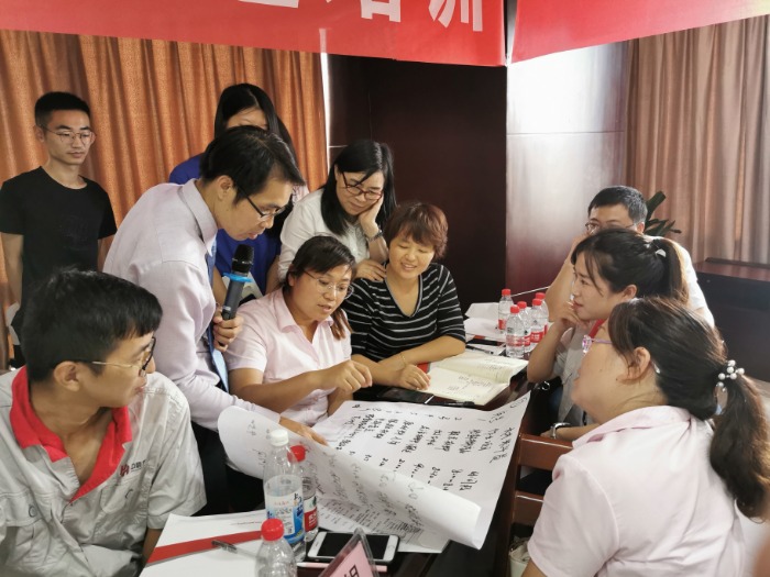 9月7-8号，何有志老师去盐城为当地某建材集团讲授《精益成本改善和绩效提升》圆满落幕