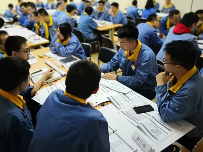 【周建华老师】10月26-27日为成都某铁路轴承公司讲授《6sigma》第一期项目课程