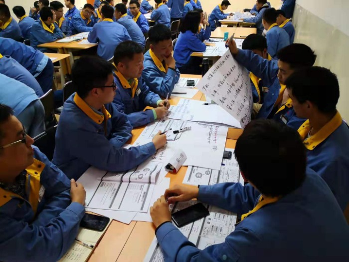 【周建华老师】10月26-27日为成都某铁路轴承公司讲授《6sigma》第一期项目课程