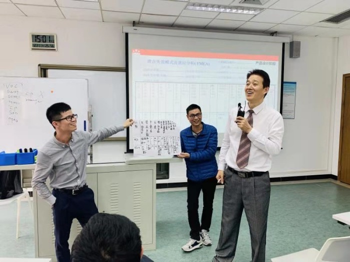 【周建华老师】12月21日为深圳某激光生产公司讲授《全面质量管理》课程圆满结束