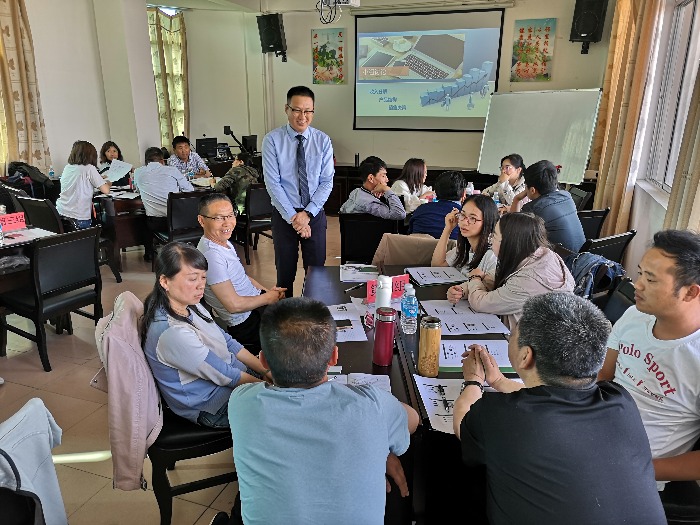 4月21号王子墨老师为云南某机构讲述《财务管理能力提升》课程！