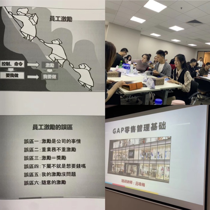 【吕咏梅老师】10月30-31号为盖璞（上海）商业有限公司讲授《GAP零售管理基础》圆满结束！