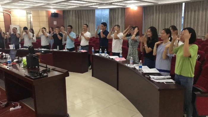 8月最后一周周国华教授，第二次走进中国电建集团水电七局某单位行政管理综合能力提升培训班