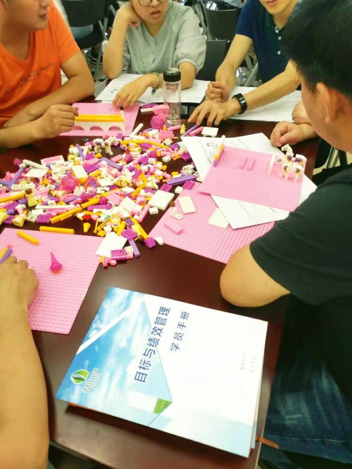7月19号【黄柳江老师】受邀在成都某大型集团用乐高讲授《目标与绩效管理》课程圆满结束！