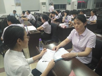 2018年6月，郑超益老师为湖南农行某分行千佳网点创建项目