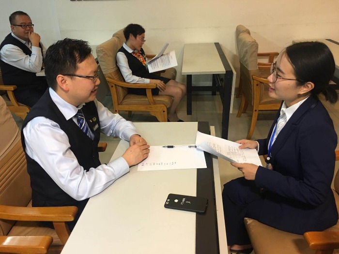 郑超益老师为建行某分行辅导《标杆网点打造》