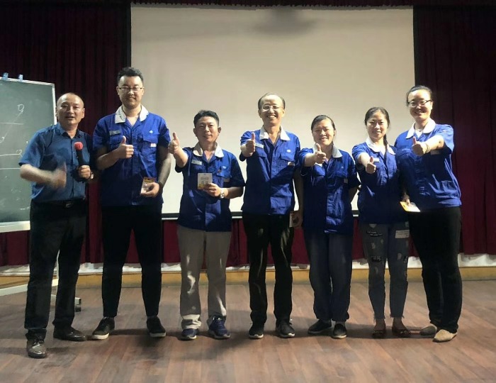 祝贺许延颖老师的一汽集团青岛分公司2019年人才培养“青峰计划”《卓越团队建设与管理》课程圆满结束！