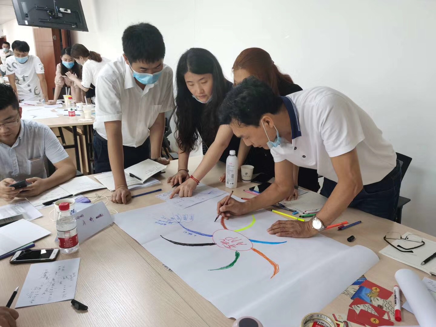7月26号，吴正凡老师上海某银行讲授《思维技术实战管理》