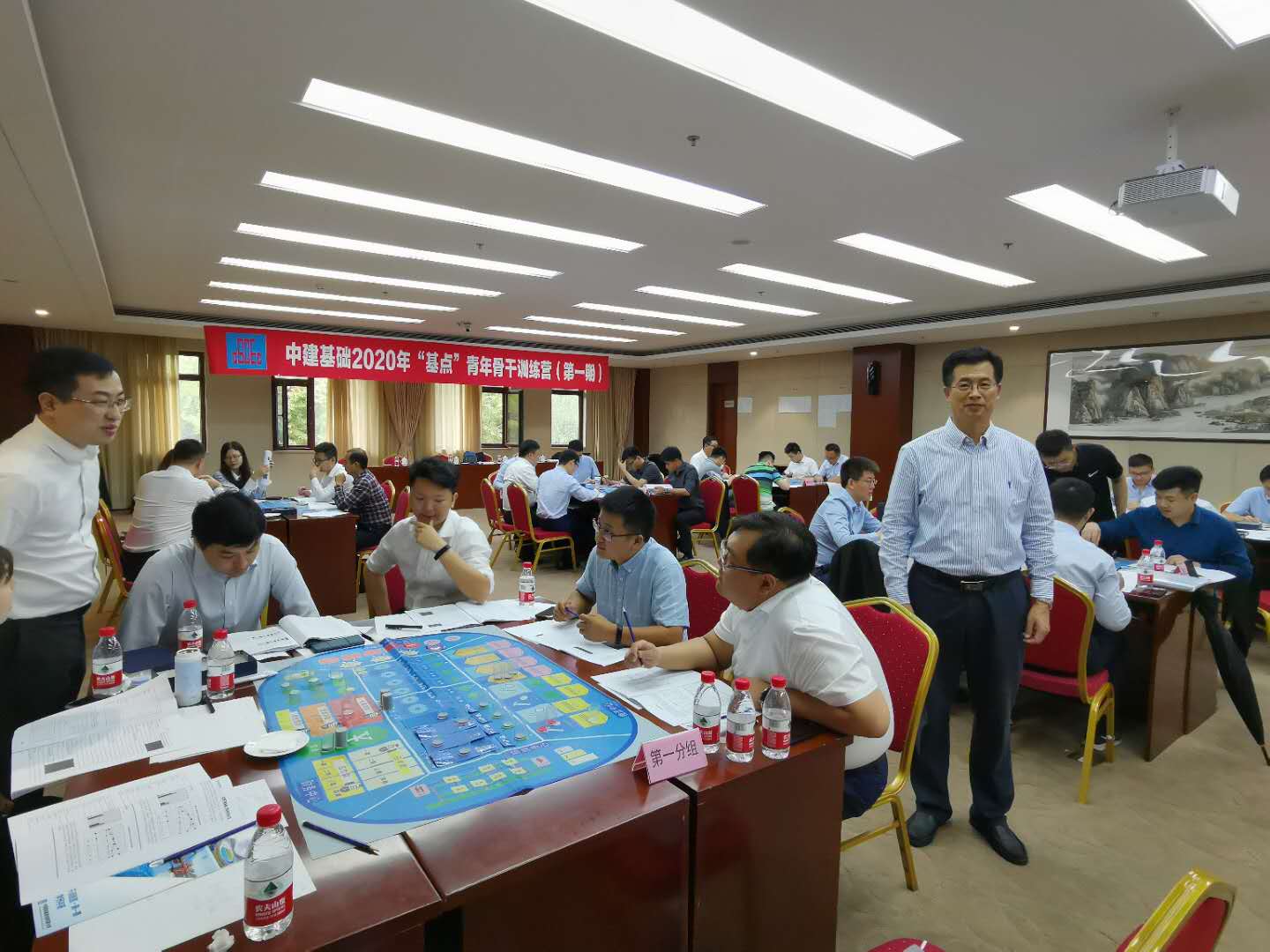 李东老师—2020年9月23号在北京中建讲授《企业经营管理决策沙盘模拟》课程