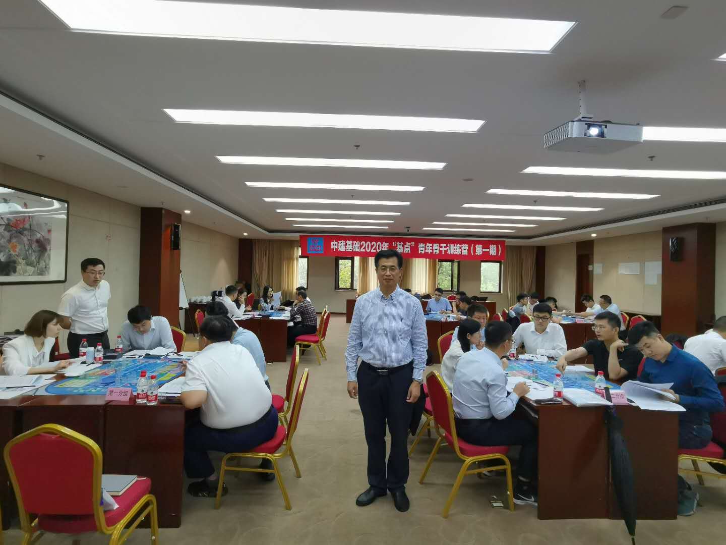 李东老师—2020年9月23号在北京中建讲授《企业经营管理决策沙盘模拟》课程