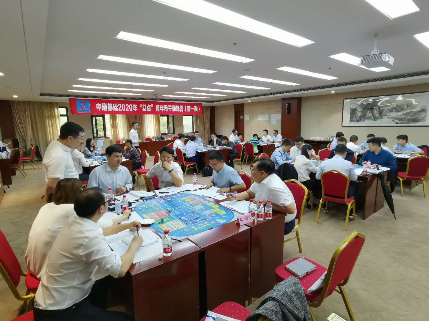 李东老师—2020年9月23号在北京中建讲授《企业经营管理决策沙盘模拟》课程