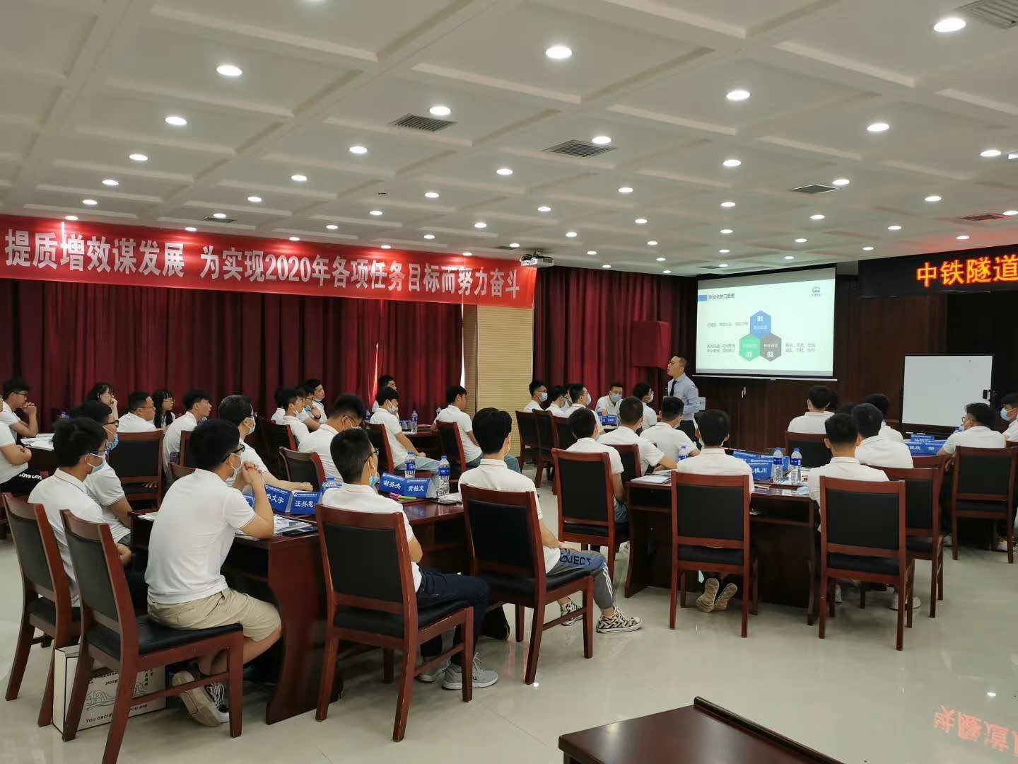 邹海龙老师2020年7月14日在天津再次给中铁隧道集团第五建筑讲授《职业化素养提升》的课程圆满结束！