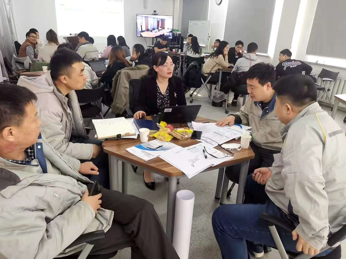 曾秋香老师一2020年11月25-26号在长春市某一汽公司讲授《行动学习促动技术与应用场景》课程