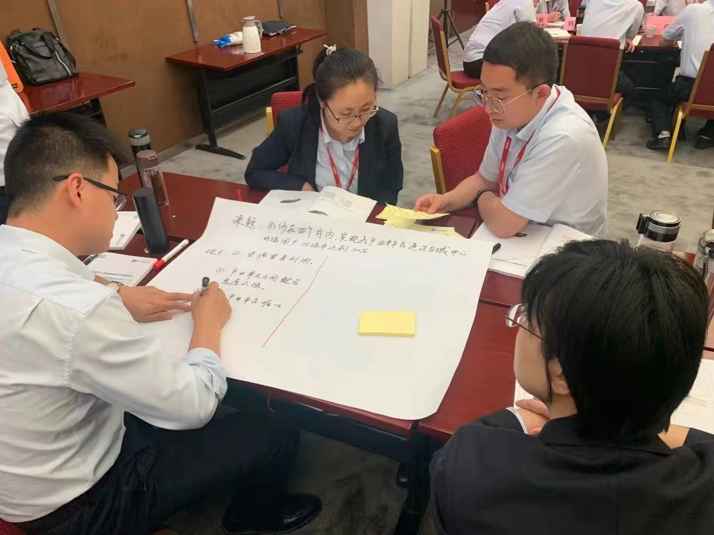 曾秋香老师一2021年5月21号在西安电气讲授《行动学习工作坊——全脑思维与问题解决》课程圆满结束