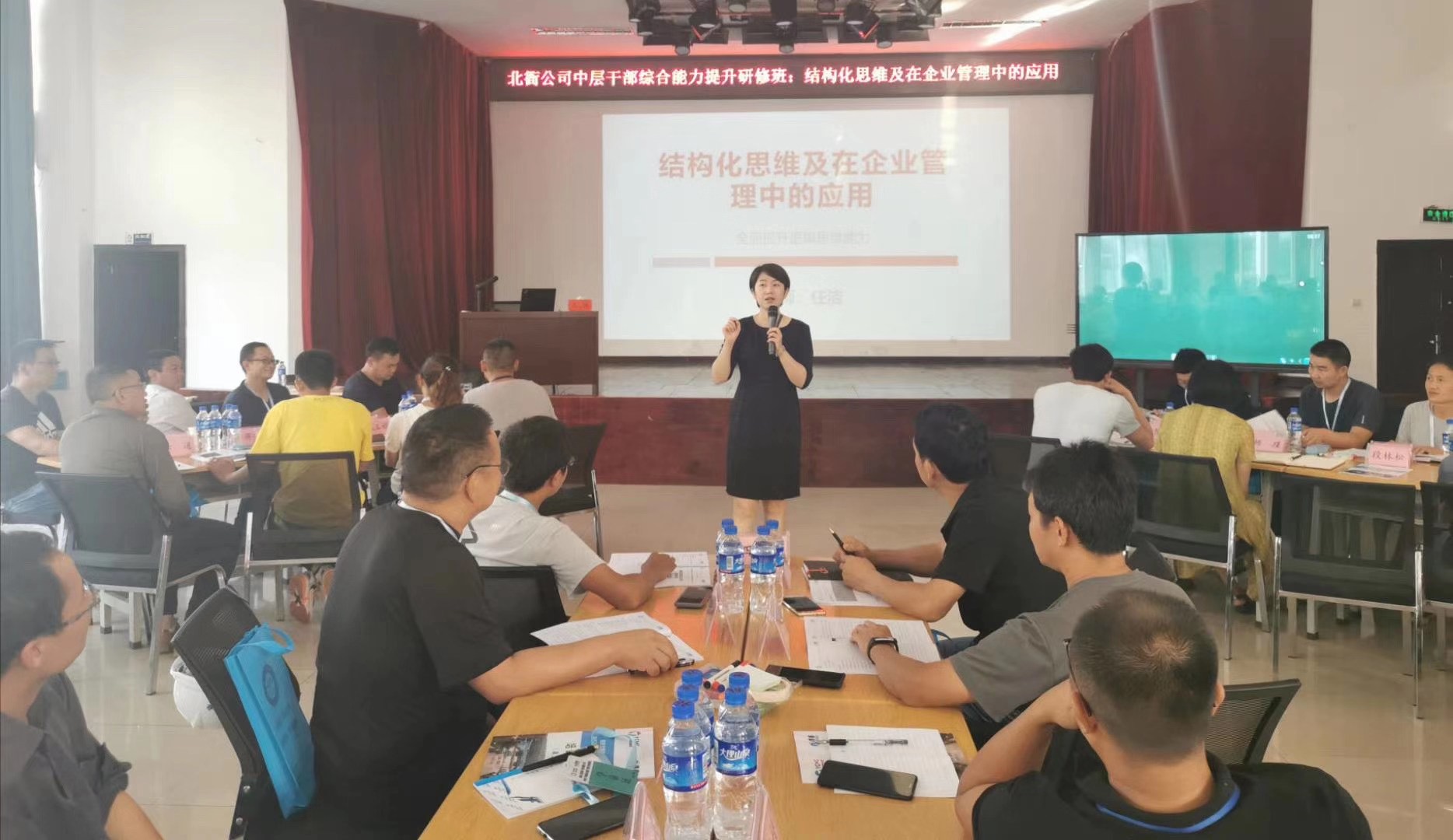【返聘女王任洁老师】8月6-7号@大理为国内知名冶金企业讲授《结构化思维及在企业管理中的应用》