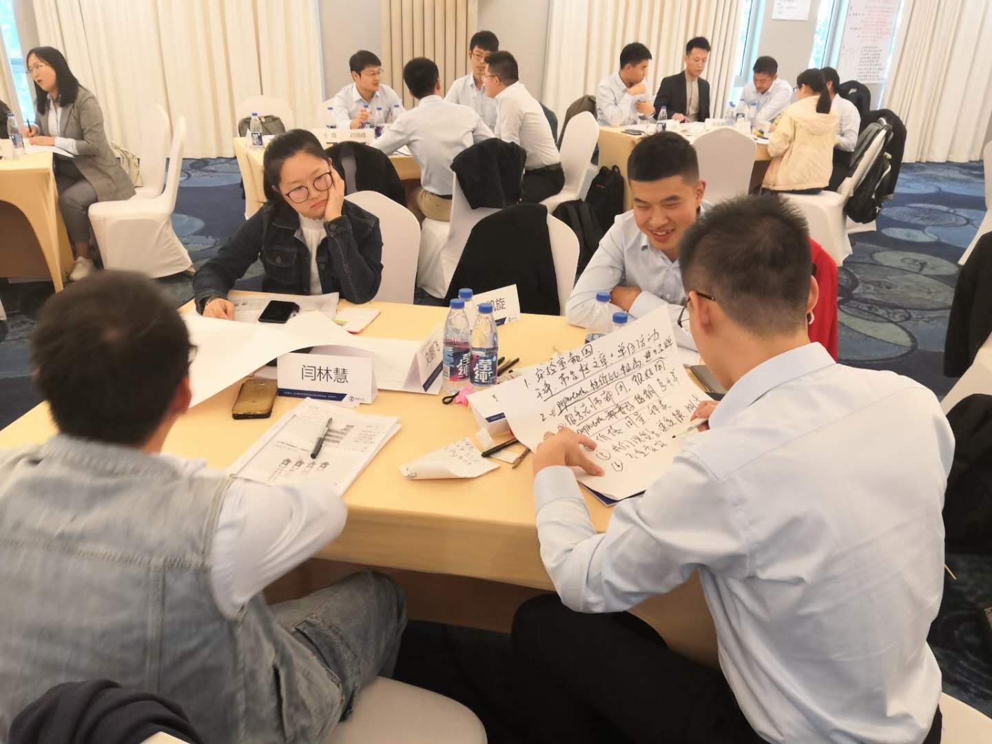 10月19~20日张芯译老师为某知名生物公司讲授《打造高绩效销售团队实战训练》第二阶段课程圆满结束！