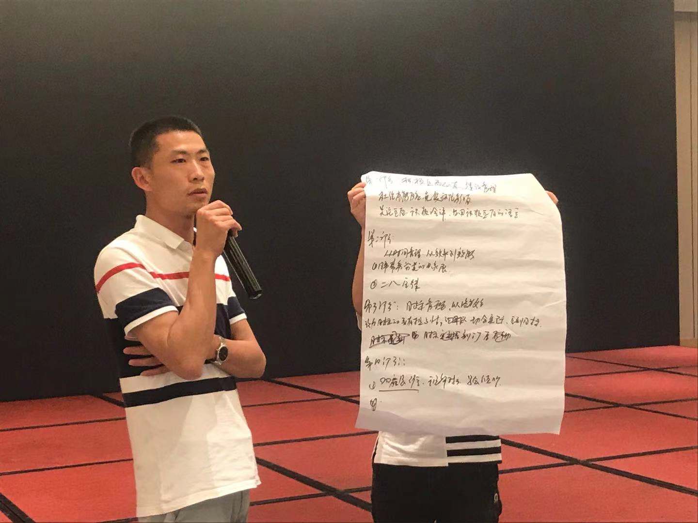 5月27号【青年干部成长导师-龙飞老师】受邀至桂林市为某化工企业讲授《绩效管理》课程圆满结束！