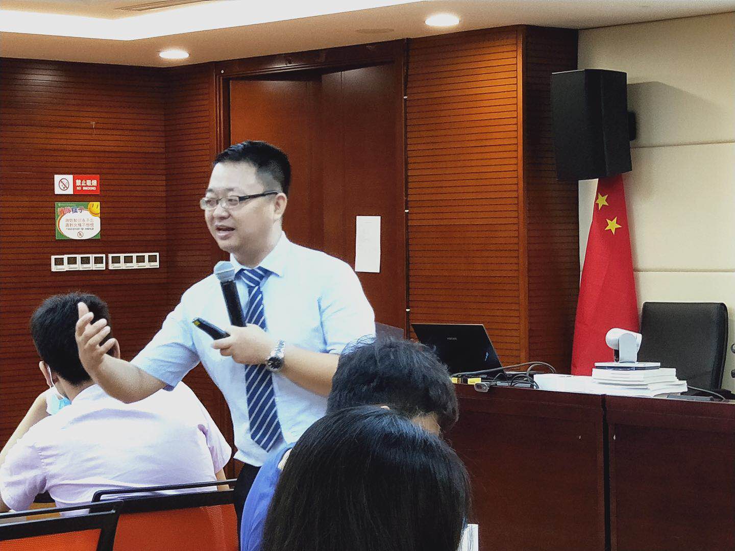 8月8号彭晓辉老师给中国农业银行股份有限公司天津市分行讲授了《 微课视频制作》