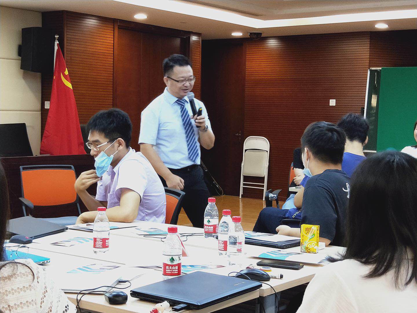 8月8号彭晓辉老师给中国农业银行股份有限公司天津市分行讲授了《 微课视频制作》