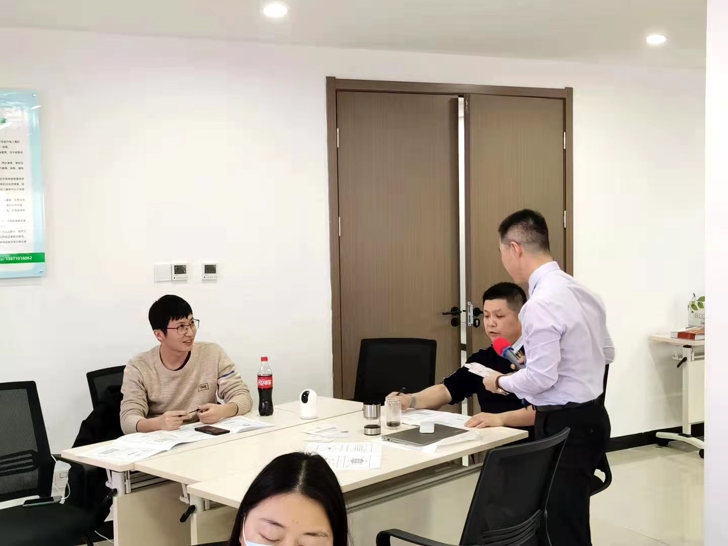 张秋民老师12月11号给航天信息技术公司讲授《工作总结与汇报》圆满结束