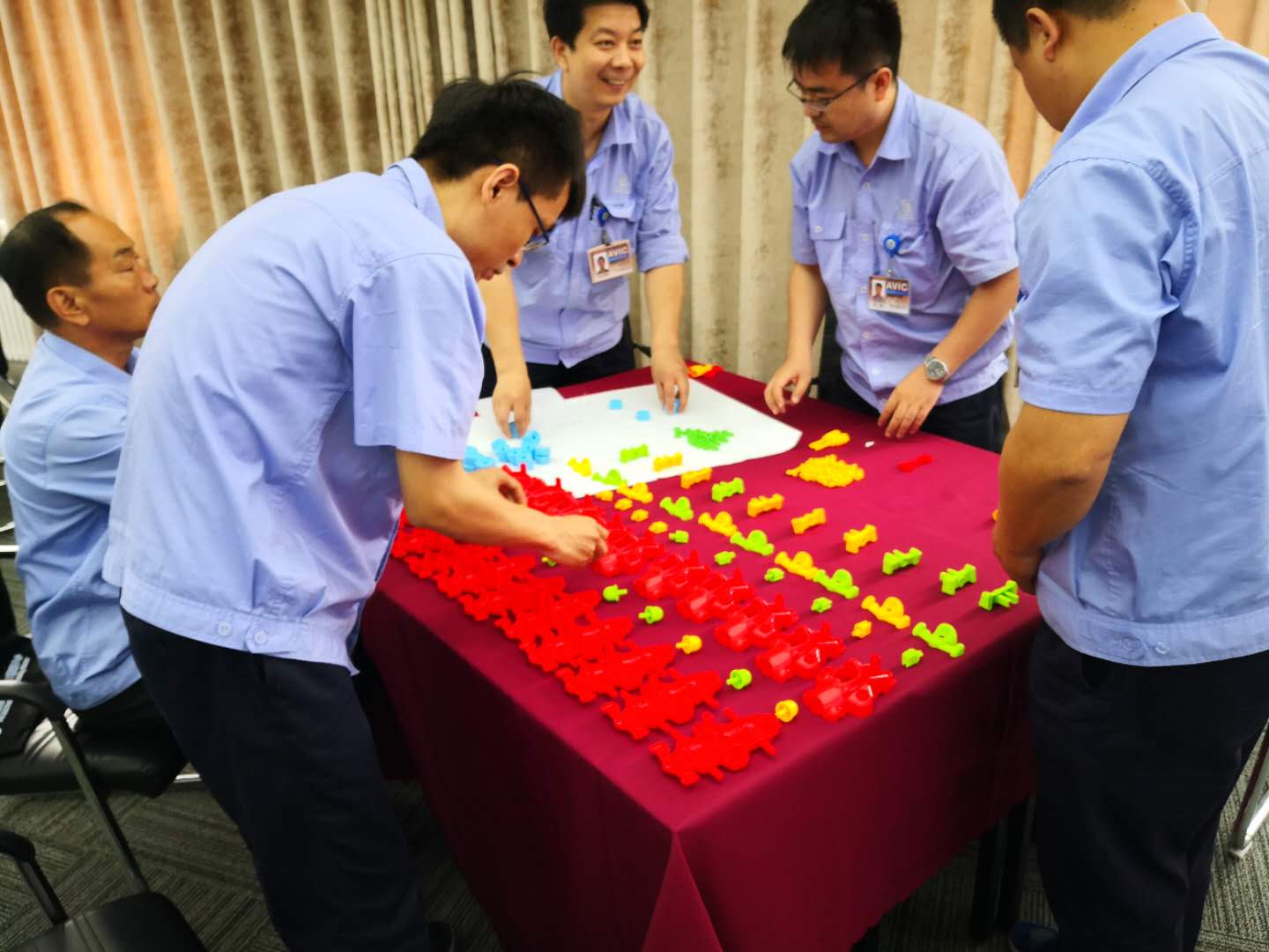 【周建华老师】6月10日受邀为沈阳某飞机制造公司讲授《生产节拍与线平衡管理模拟舱》课程圆满结束