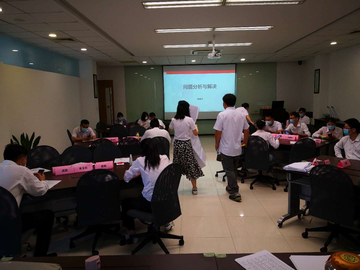 【周建华老师】6月19日受邀为杭州某家居建材公司讲授《问题分析与解决》课程圆满结束