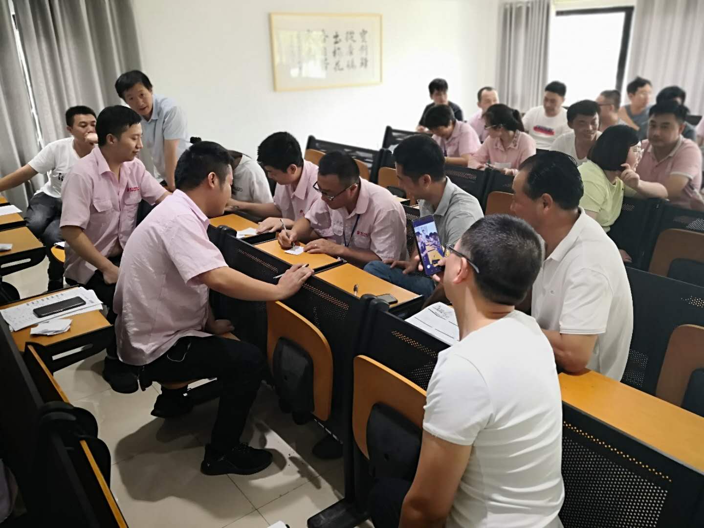 【周建华老师】8月22-23日受邀为苏州某金属薄板制品公司讲授《金牌班组长+精益生产》课程圆满结束