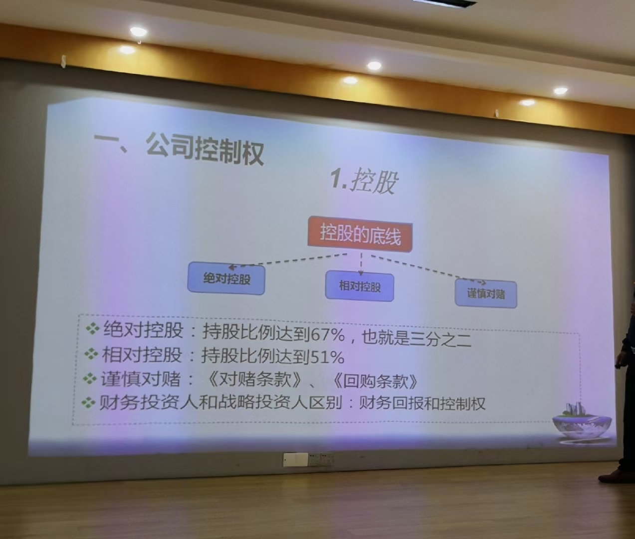 【温茗老师】2020年12月20日为广东某商会中小企业老板培训了1天《 股权设计与股权激励》课程