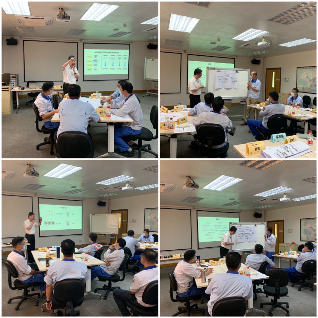 许卫老师8月20-21号受邀广州给某汽车零部件公司hr讲授《目标绩效管理》两天课程圆满结束