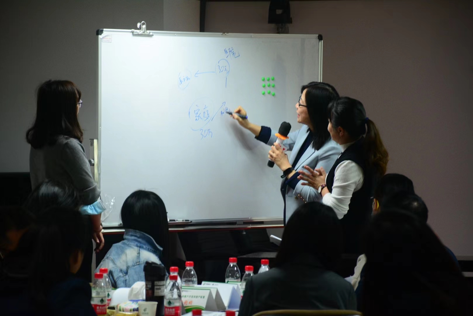 3月25日李燕老师圆满结束邮储银行为期4天的《客户开发与资产配置》课程