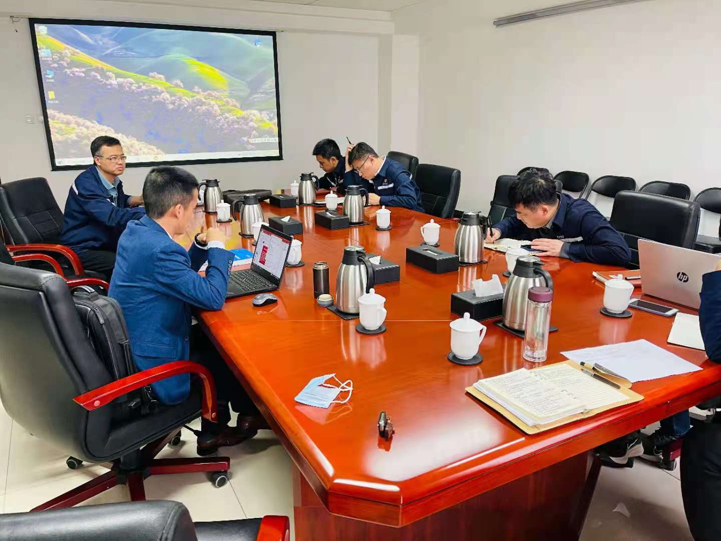 袁航老师--2021年4月12-14给朔黄铁路肃宁分公司进行的《安全生产标准化体系建设》结束