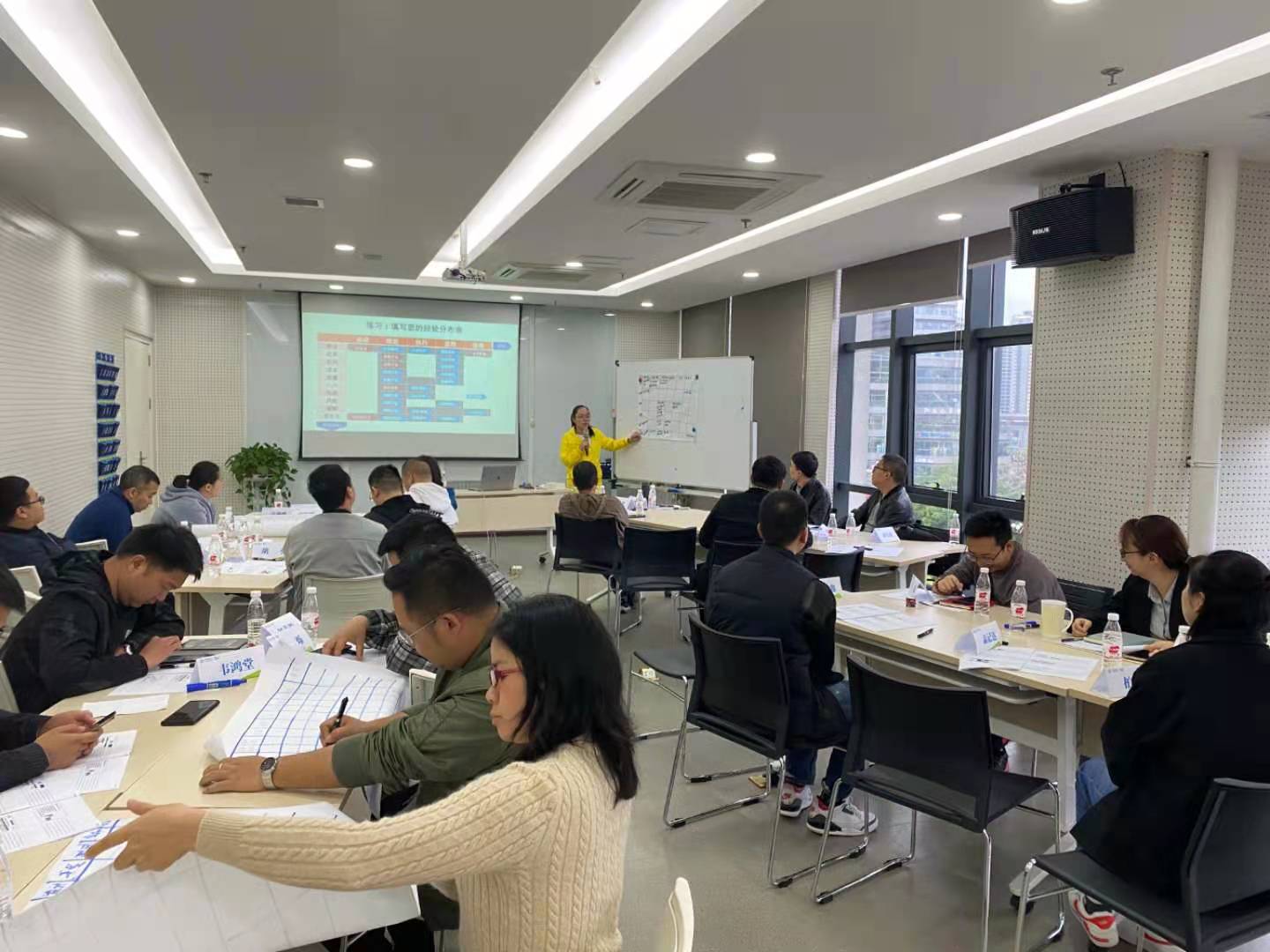 邹亮老师4月8号走进六盘水中国移动，讲授《实战式项目管理》深受学员认可