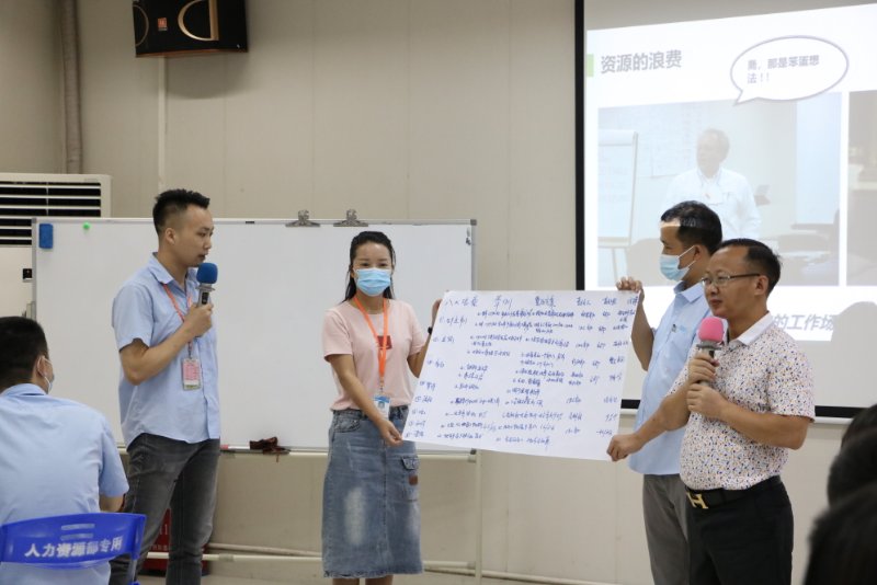 2020年8月14-15日吴东翰老师在东莞为某精密仪器公司授课《成本分析与控制》完美交付
