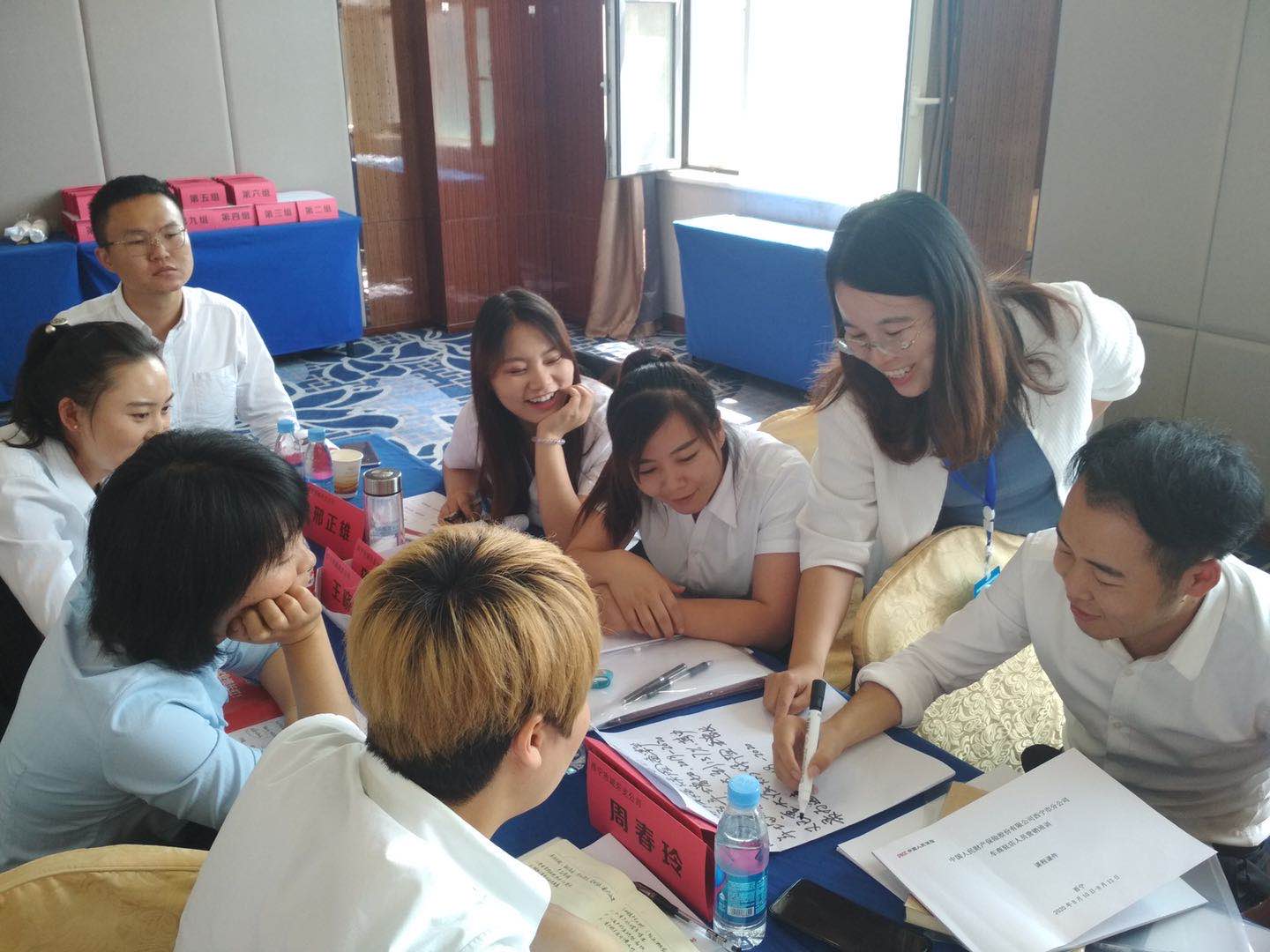 【2020年8月12-13日】卞红兰老师在青海给某保险公司学员讲授《高效保险销售力是怎样炼成的》