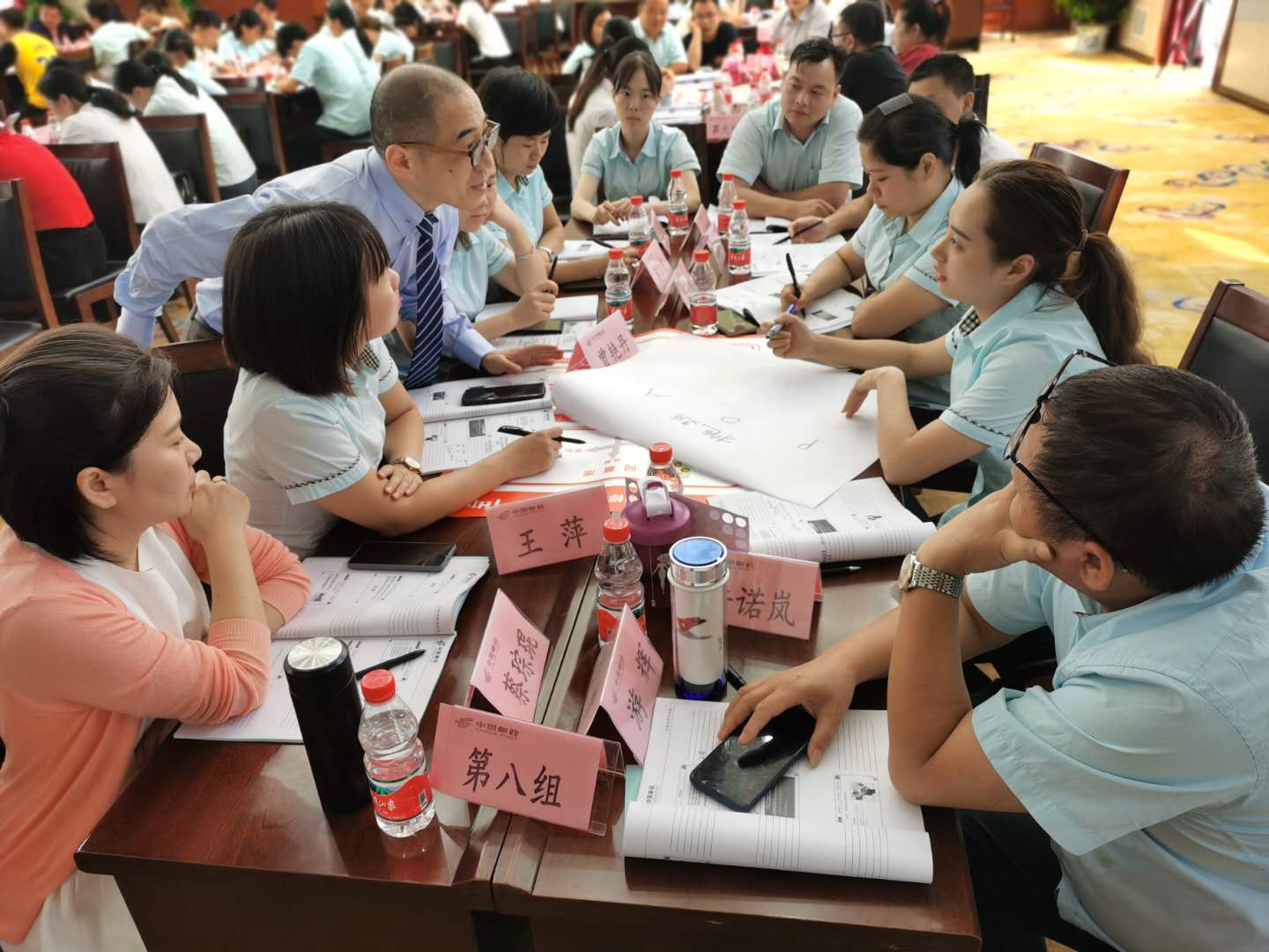 【张诚忠老师】8月3日，来吉安市给某邮政局骨干学员讲授《共赢团队执行力》课程高质量交付！