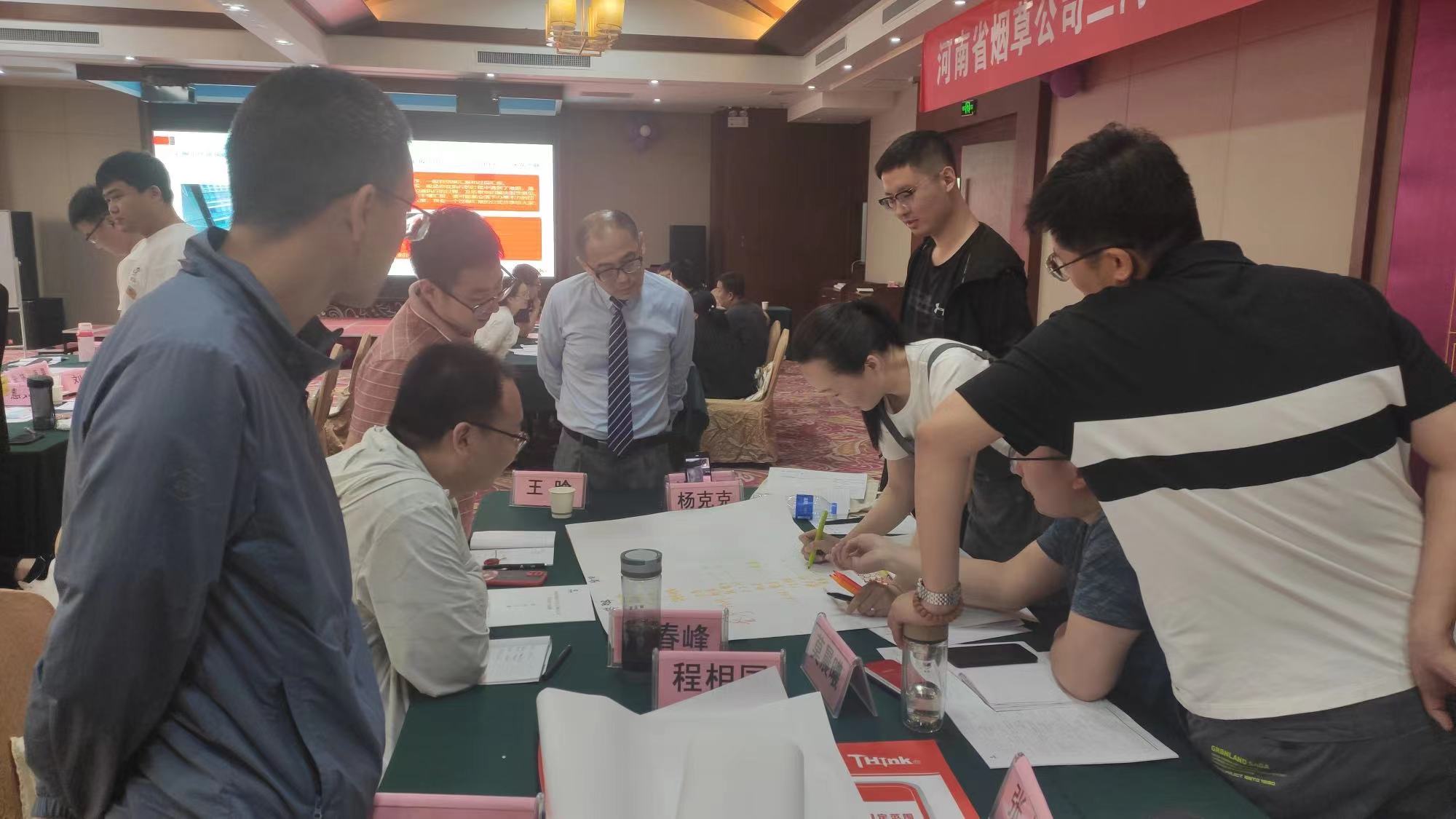 【张诚忠老师】5月21日，给某烟草局另外一批青年员工带来《创新管理与目标执行沙盘》圆满交付